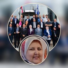 تكريم عميدة فرع الجامعة العمالية برأس البر في مؤتمر للذكاء الإصطناعي